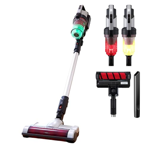 アイリスオーヤマ 掃除機 コードレス サイクロン スティッククリーナー 2WAY 自走式パワーヘッド 髪の毛が絡まりにくい ソフトローラーブラシ 吸引持続率99% マスクフィルター ほこり感知 SCD-130P